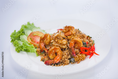 Fried Rice with Seafoods 