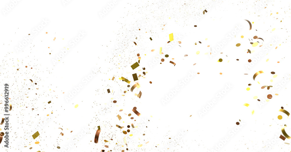 Golden Confetti Explosion Golden Confetti Explosion