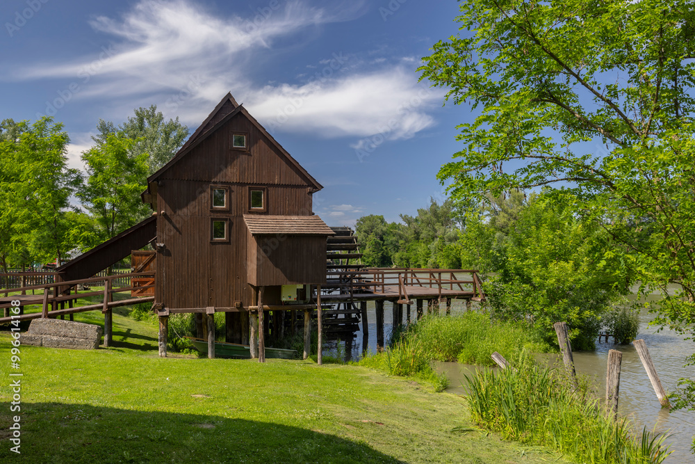 Water wheel mill and open-air museum in Jelka, Slovakia Water wheel mill and open-air museum in Jelka, Slovakia