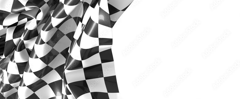 Naklejka premium Checkered flag, race flag background