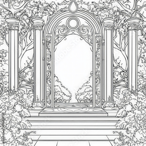 A magical portal leading to...