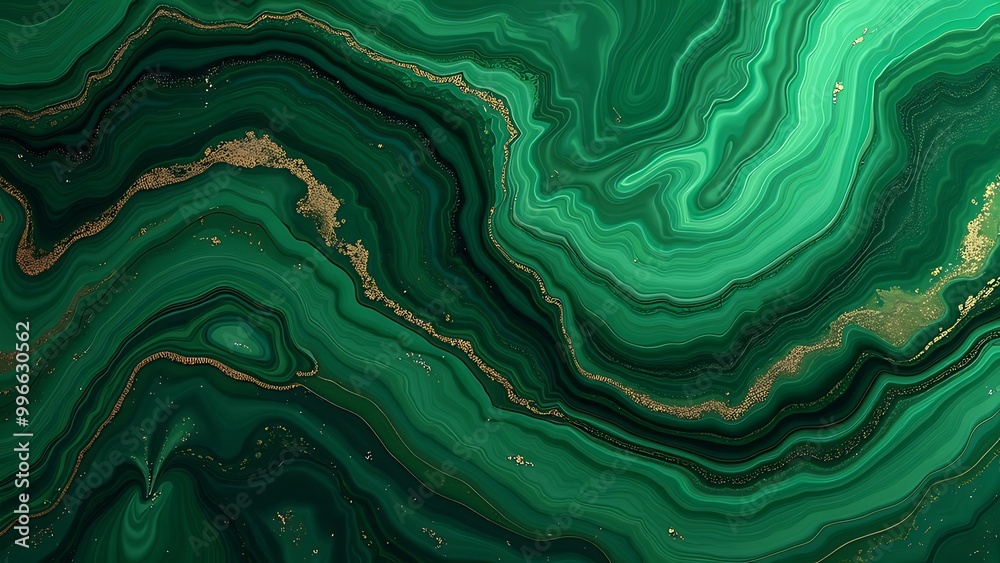 Rich emerald green and deep forest tones swirl together in this liquid marble design, creating a luxurious and captivating pattern, perfect for adding a touch of elegance to any decor. Rich emerald green and deep forest tones swirl together in this liquid marble design, creating a luxurious and captivating pattern, perfect for adding a touch of elegance to any decor.