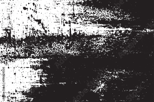 Wallpaper Mural Rustic Grunge Vector Texture with Grain and Stains – Weathered Surface and Abstract Noise Background Torontodigital.ca