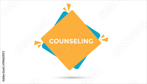 counseling button web banner templates. Vector Illustration 
