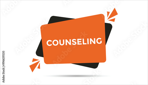 counseling button web banner templates. Vector Illustration 
