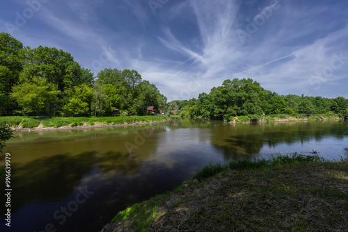 Confluence of Morava and Dyje rivers, Zahorie (CHKO Zahorie), triple border of Austria, Slovakia and Czech Republic