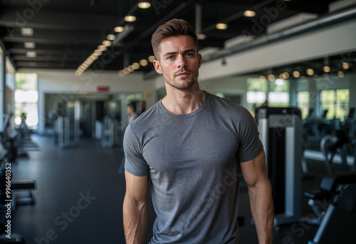 man in gym