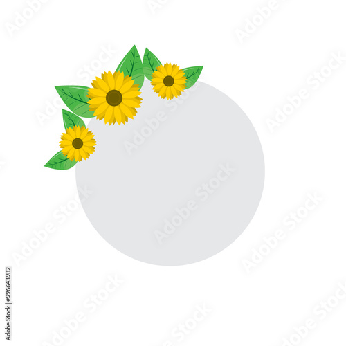 sunflower frame