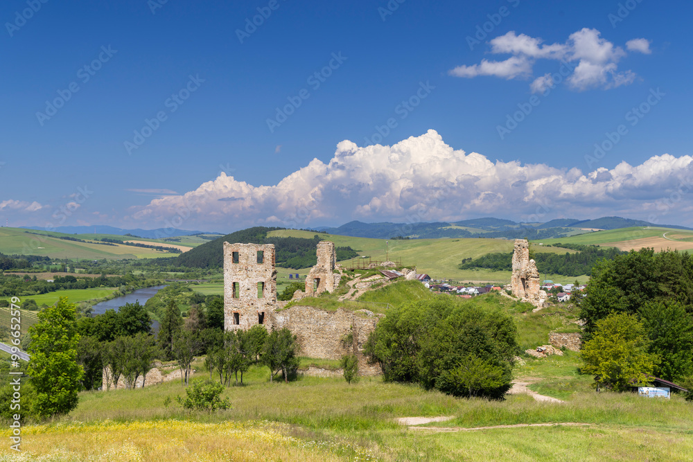Ruins of Plavec castle near Stara Lubovna, Presov region, Slovakia Ruins of Plavec castle near Stara Lubovna, Presov region, Slovakia