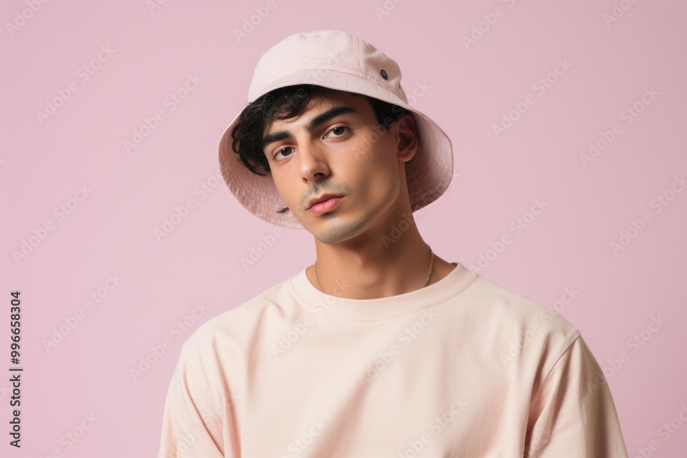 Portrait adult photo hat. Portrait adult photo hat.