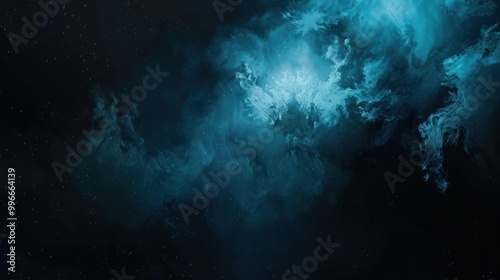 Wallpaper Mural Blue nebula in deep space with stars. Cosmic and astronomy concept. Torontodigital.ca