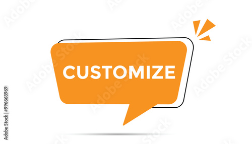 customize button web banner templates. Vector Illustration 
