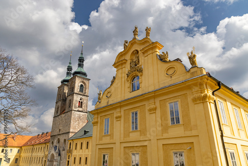 Tableau sur toile Premonstratensian monastery Tepla, Western Bohemia, Czech Republic