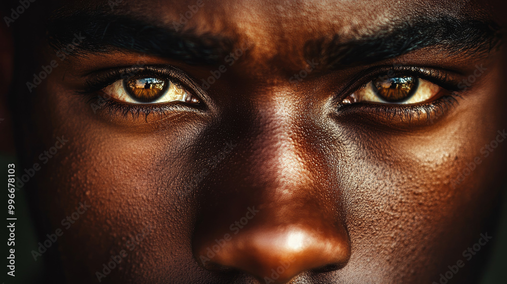 Show a close-up portrait of a person with a confident or contemplative expression, reflecting their readiness to embrace challenges and opportunities. 