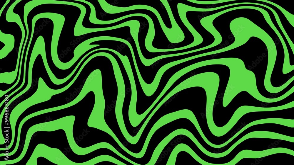 Abstract background of random green and black wave line texture. Green liquid abstract wallpaper Abstract background of random green and black wave line texture. Green liquid abstract wallpaper