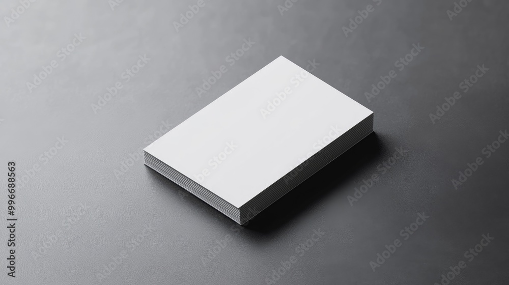 Bifold business card mockup featuring a white design Bifold business card mockup featuring a white design