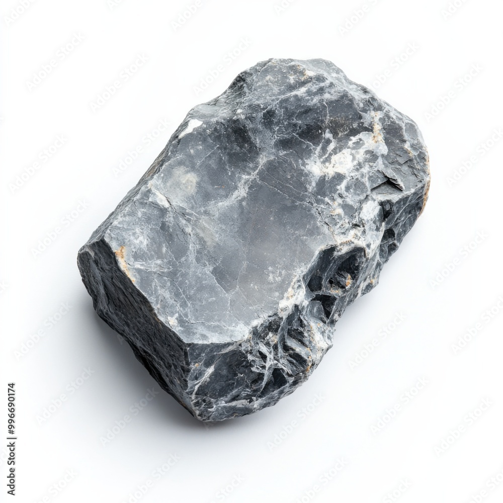 Red Bixbite (Red Beryl) Gem on White Background Red Bixbite (Red Beryl) Gem on White Background