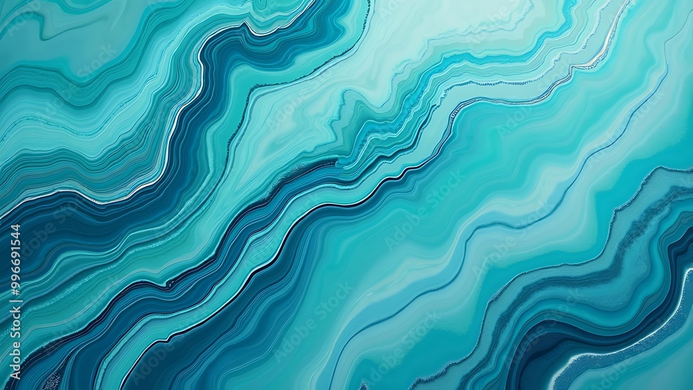 A vibrant turquoise and aqua liquid marble with dynamic fluid patterns, bringing bold, flowing energy to designs. Perfect for modern, abstract visuals with a lively twist. A vibrant turquoise and aqua liquid marble with dynamic fluid patterns, bringing bold, flowing energy to designs. Perfect for modern, abstract visuals with a lively twist.