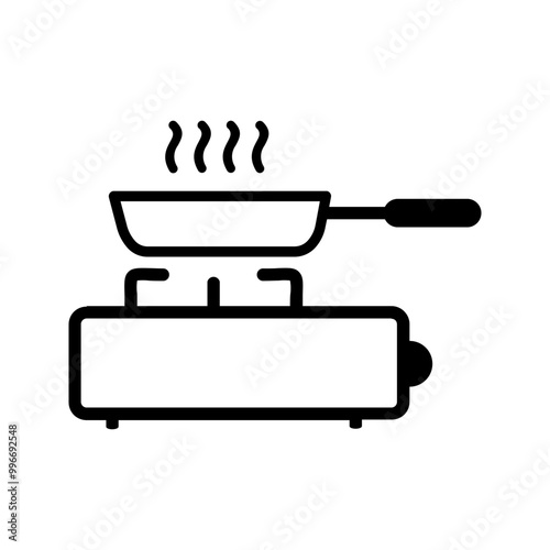 cooking icon. cooking fry pan icon