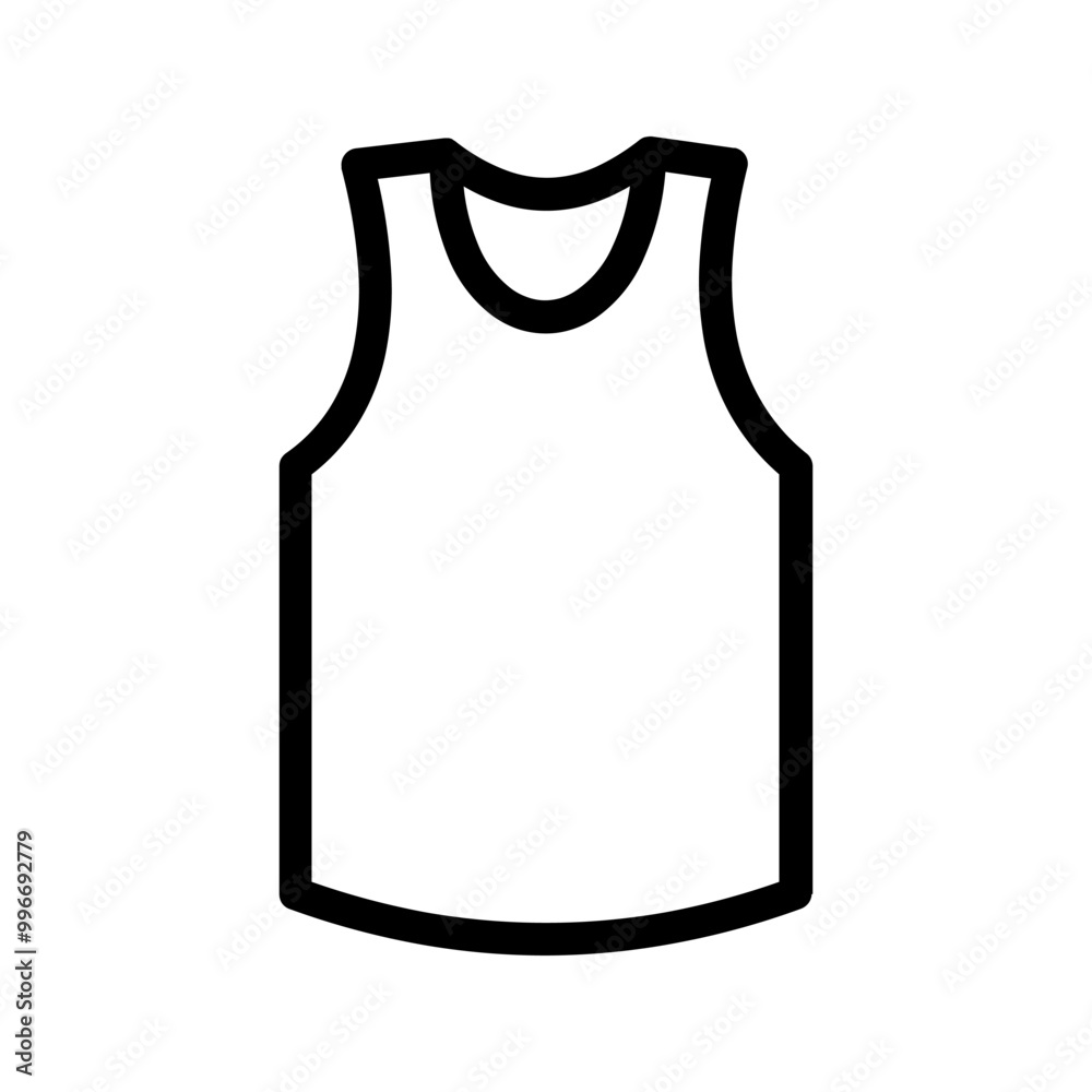 tank top shirt icon isolated on background tank top shirt icon isolated on background