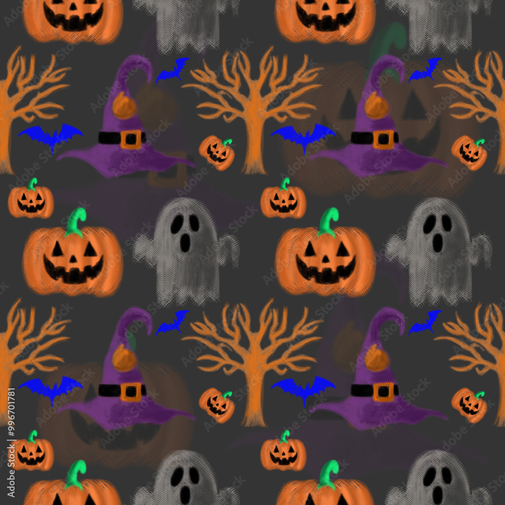 halloween seamless pattern halloween seamless pattern