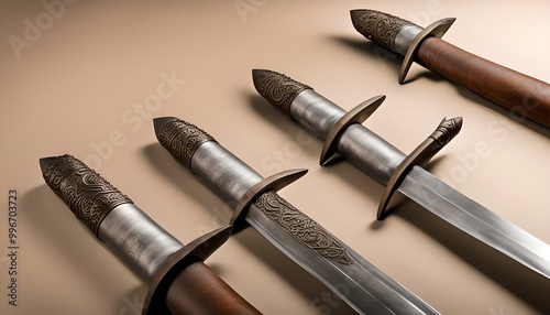 Ancient Thai Weapon, A close-up of “Daab Song Mue”