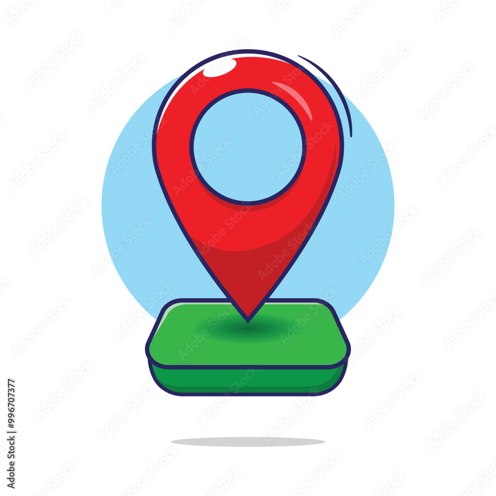 Map icon mascot symbol point vector illustration. Flat design cartoon of map icon. Map icon mascot symbol point vector illustration. Flat design cartoon of map icon.