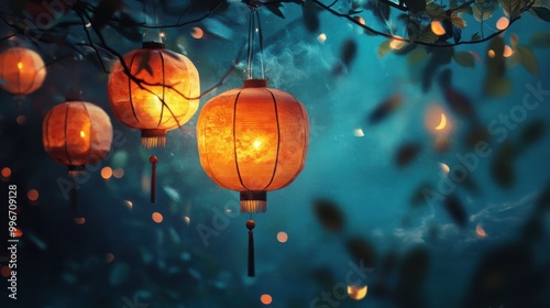 graphic lampion concept 