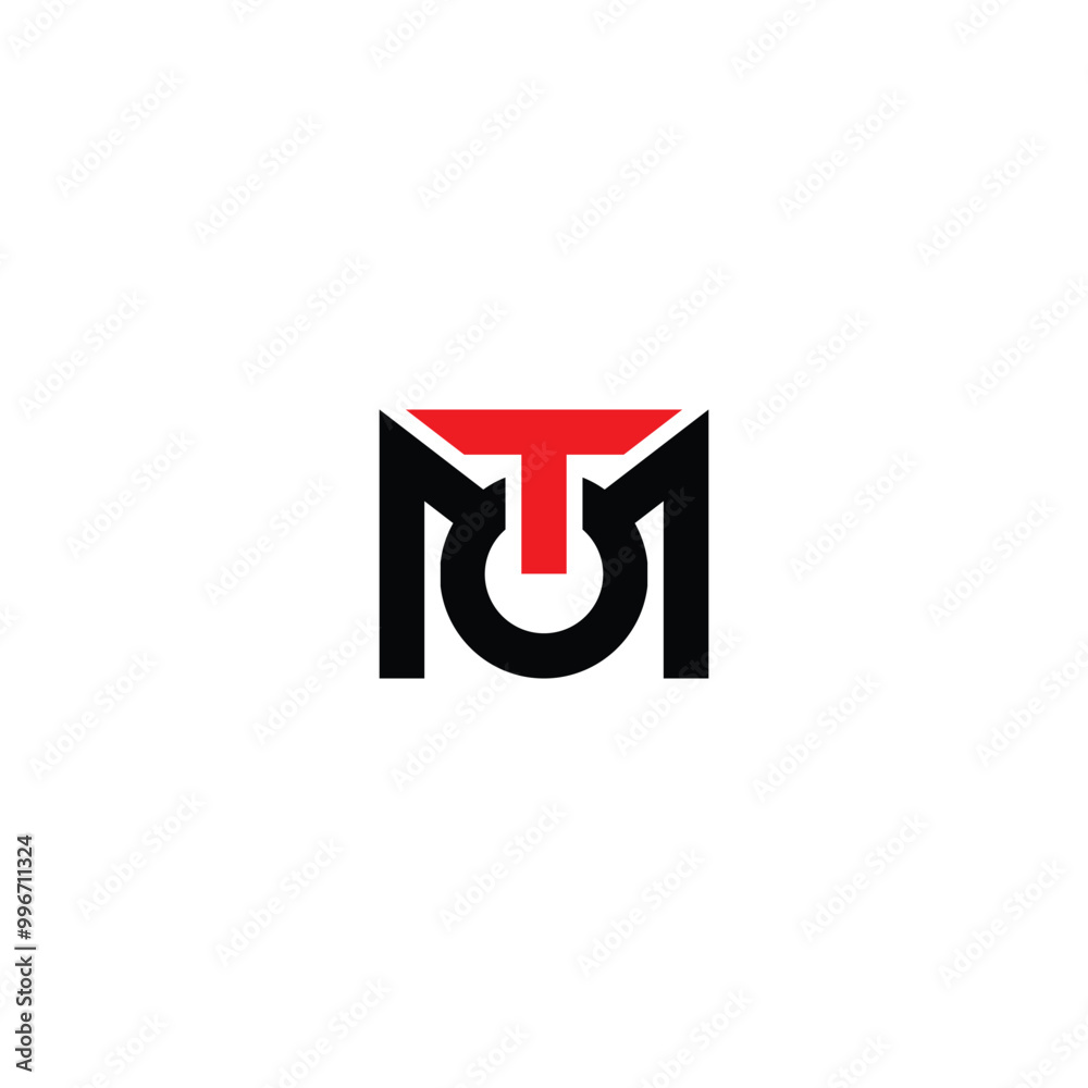 Alphabet Initials logo TM, MT, T and M Alphabet Initials logo TM, MT, T and M