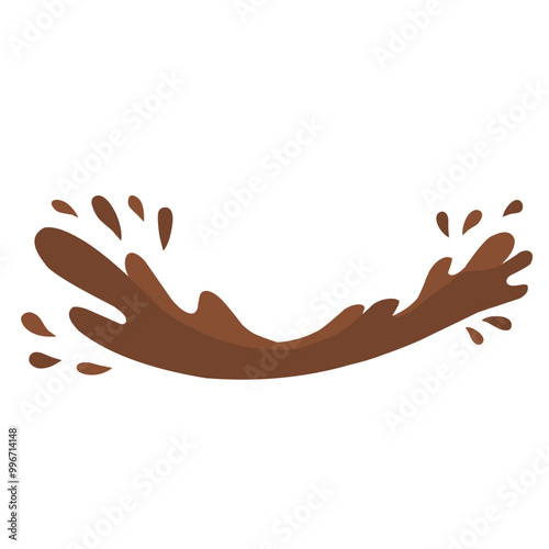 Chocolate Splash Vector