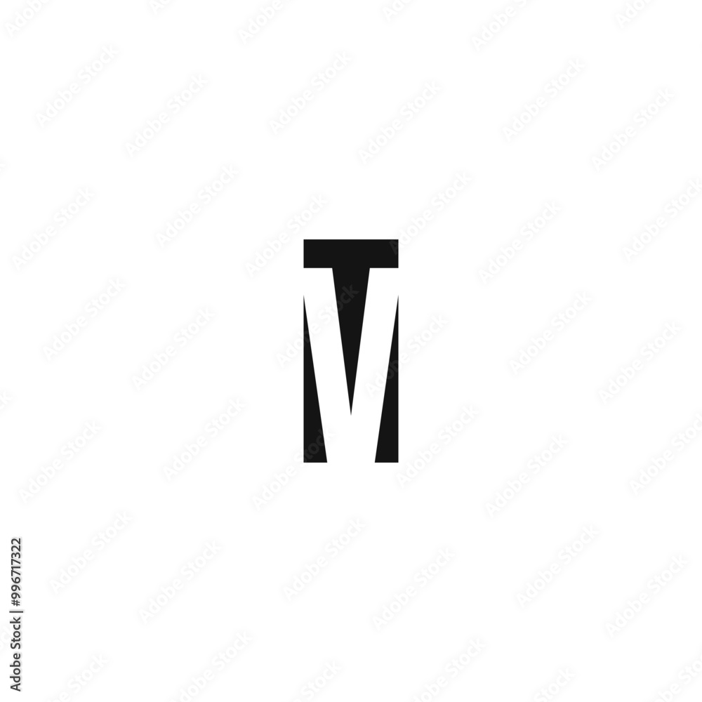 Initial TM Letter Logo Design Template Initial TM Letter Logo Design Template