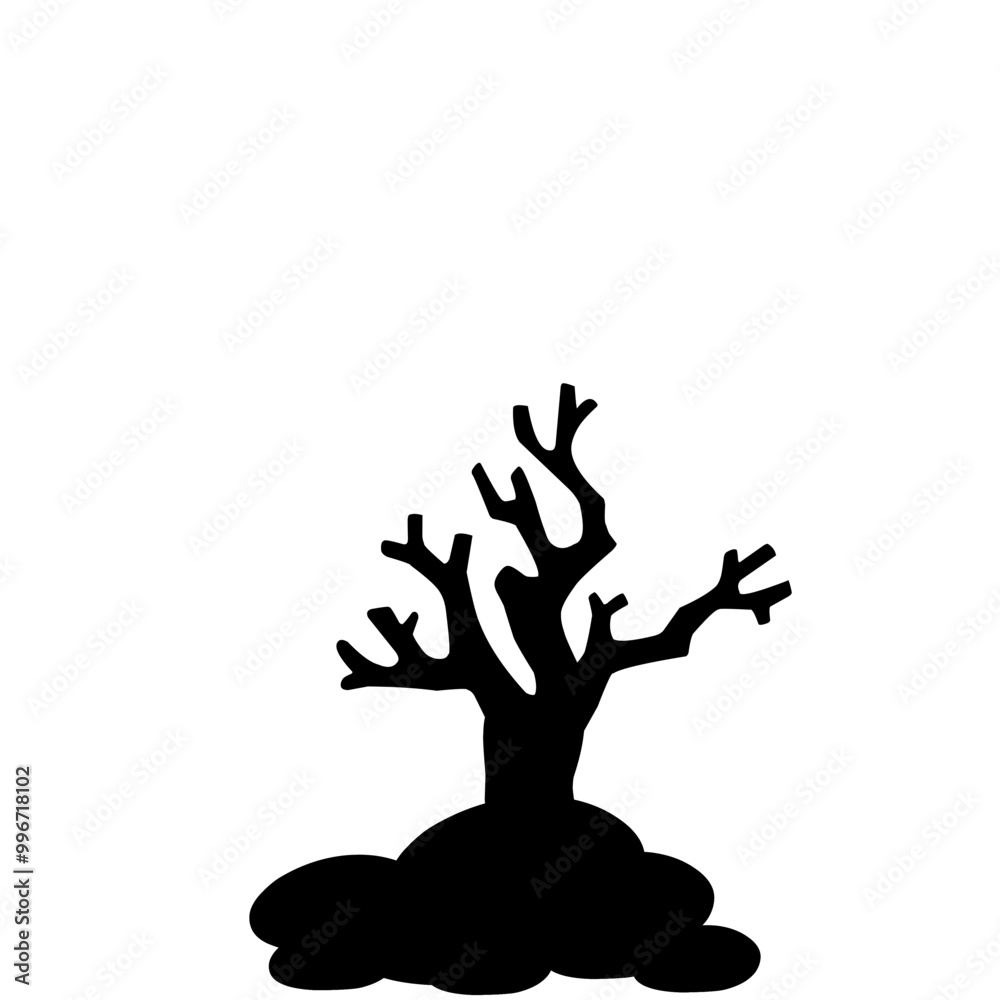 Coral Silhouette Coral Silhouette