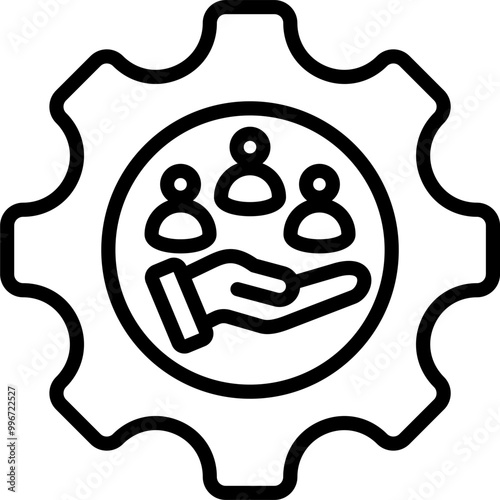 hand drawn illustration of Business process management 