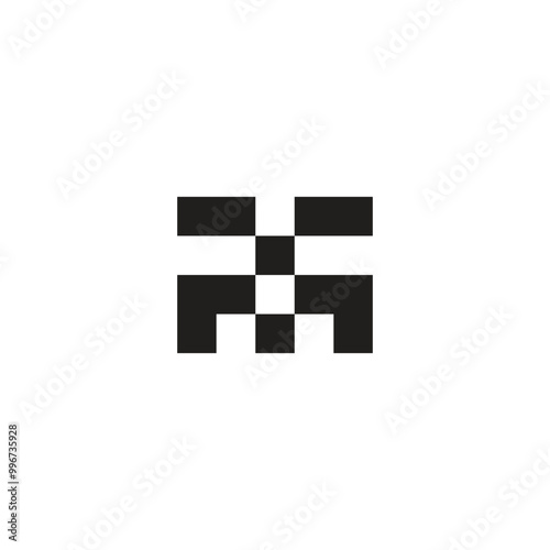 MT,MT initial based alphabet icon logo design