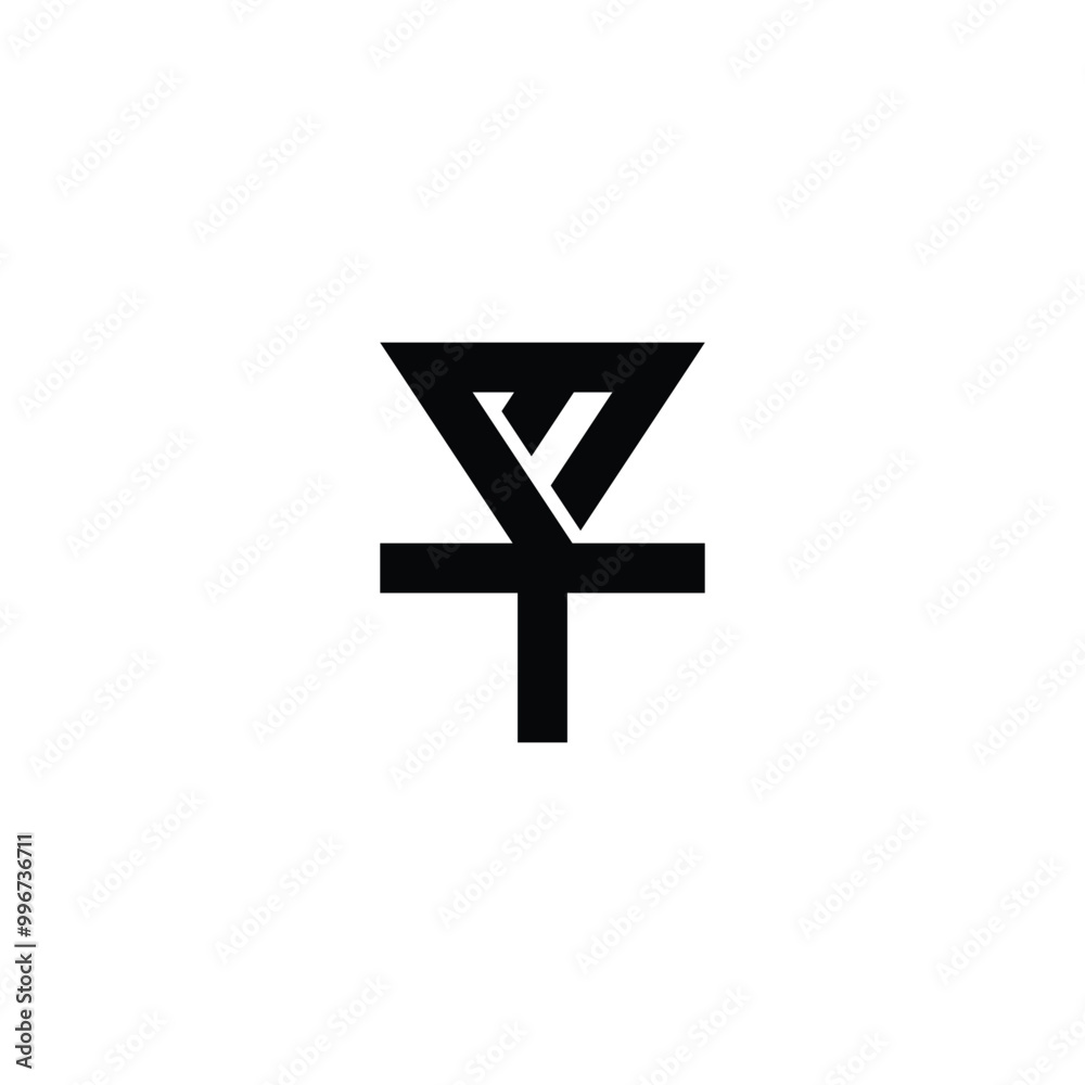 Obraz premium Initial letter tm or mt logo design template