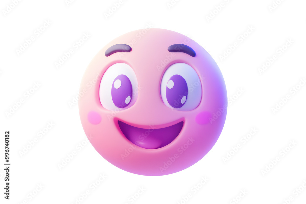 A cheerful, cartoon-like egg with a bright pink body and purple eyes. A cheerful, cartoon-like egg with a bright pink body and purple eyes.