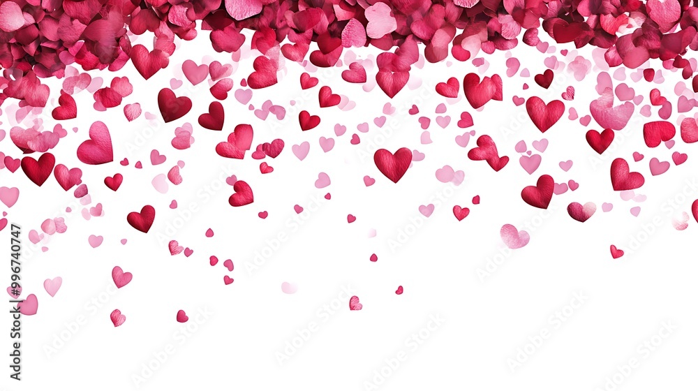 Bold Red Heart Brush Stroke - Expressive Love Art on White Background Bold Red Heart Brush Stroke - Expressive Love Art on White Background