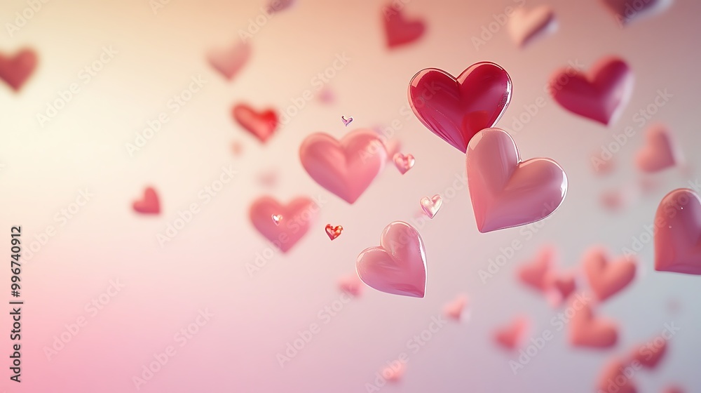 Bold Red Heart Brush Stroke - Expressive Love Art on White Background Bold Red Heart Brush Stroke - Expressive Love Art on White Background