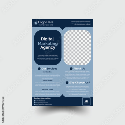 Corporate business flyer template design. marketing, business proposal, promotion, Flyer Template Geometric shape used for business poster layout, agency flyer corporate banners and leaflets.