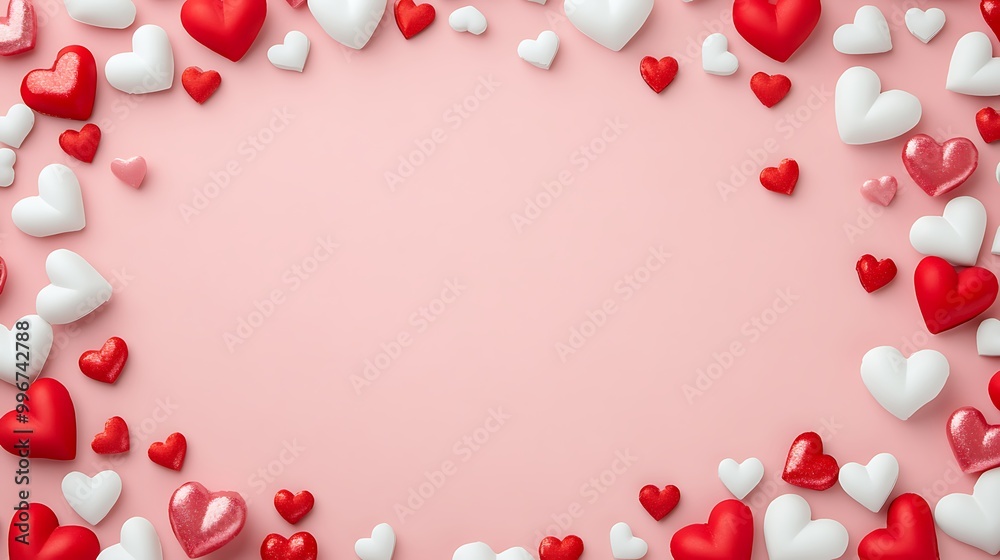 Bold Red Heart Brush Stroke - Expressive Love Art on White Background Bold Red Heart Brush Stroke - Expressive Love Art on White Background