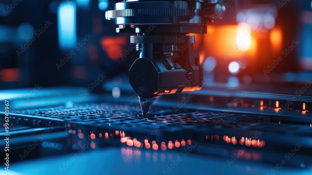 Advanced 3D printing automated machines, representing the intersection of creativity and automation in manufacturing. Advanced 3D printing automated machines, representing the intersection of creativity and automation in manufacturing.