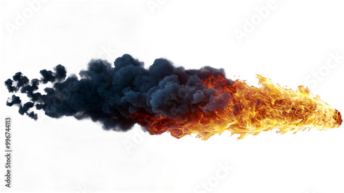 Wallpaper Mural Realistic Fire Flame Isolated on Transparent Background. Fire PNG Torontodigital.ca