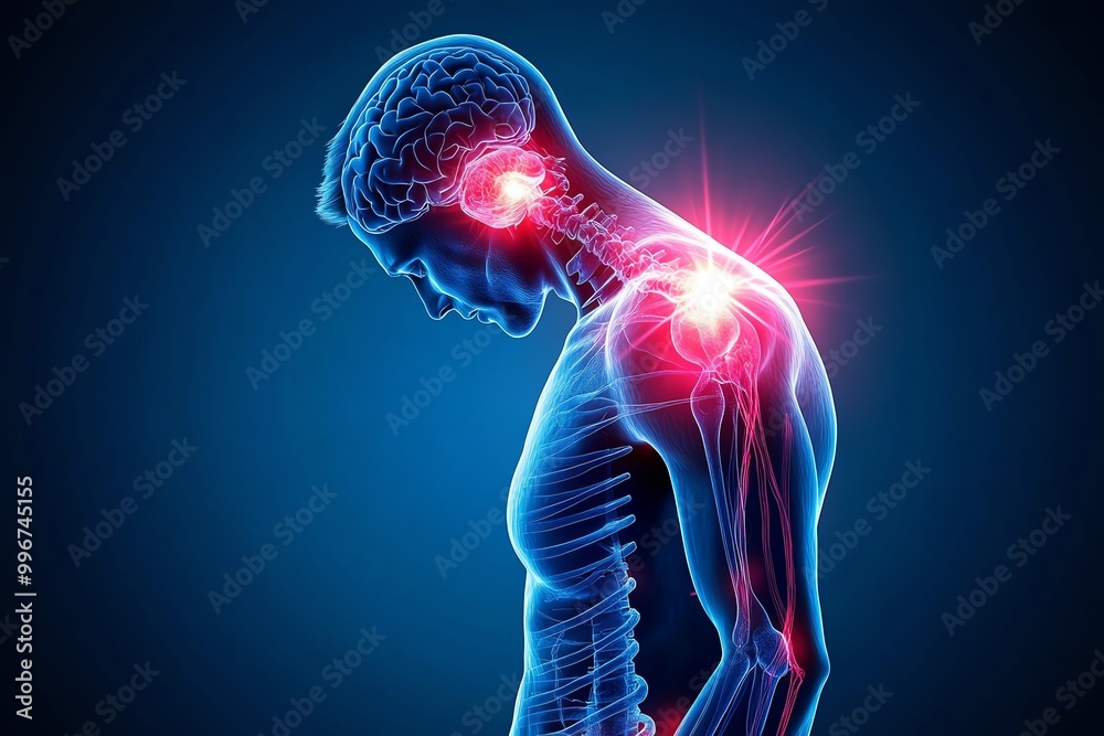 Realistic representation of hormonal imbalances in the Endocrine System affecting human health