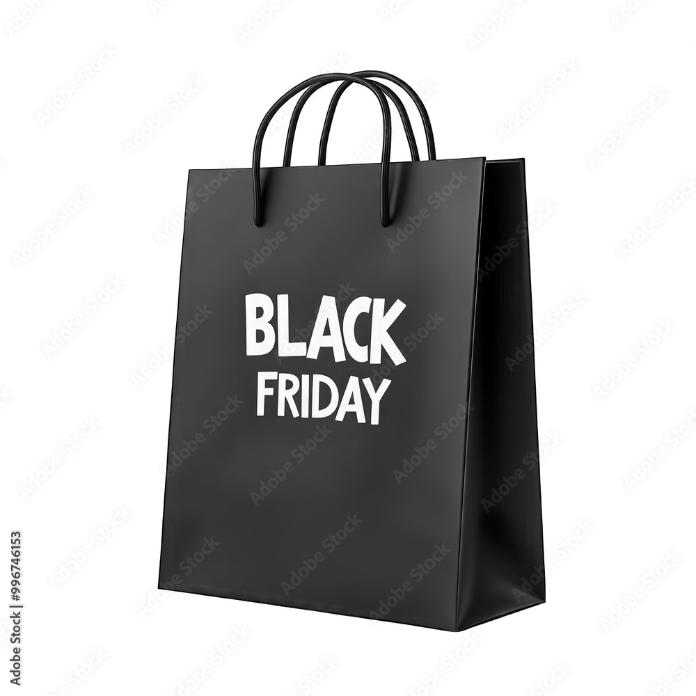 Black shopping bag with black Friday Text design Black Friday background with shopping bag Black shopping bag with black Friday Text design Black Friday background with shopping bag