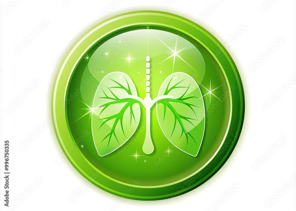 A stylized circular icon featuring a pair of lungs surrounded by a green aura, symbolizing good air quality and a healthy environment. A stylized circular icon featuring a pair of lungs surrounded by a green aura, symbolizing good air quality and a healthy environment.