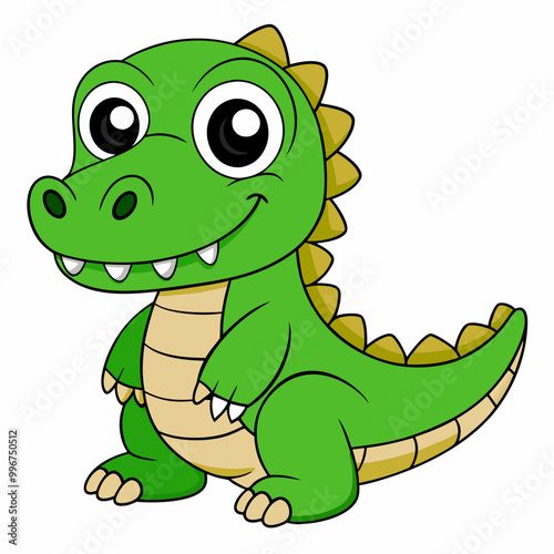 cartoon crocodile