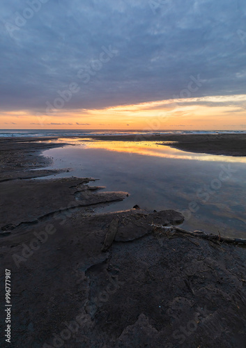Sunrise on the Caspian Sea ...