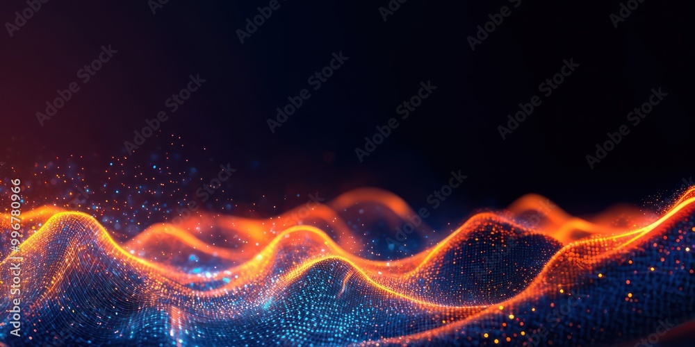 Obraz premium Digital background abstract pattern modern.