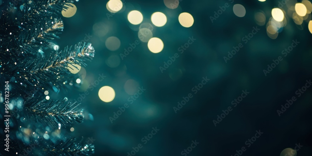 Christmas tree background glowing bokeh. Christmas tree background glowing bokeh.