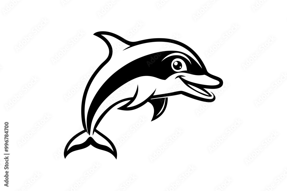 Fototapeta premium dolphin illustration